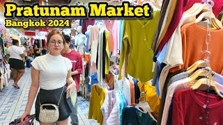 Pratunam Market Bangkok Thailand The Best Wholesale Clothing Market ประตูน้ำ​​​ ล่าสุด​​ ​ 041224 [upl. by Hoebart]