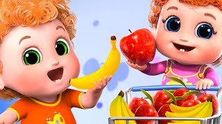 Apples and Bananas  Kids cartoon  Nursery Rhymes amp Kids Songs  Joyful jingles [upl. by Moe]