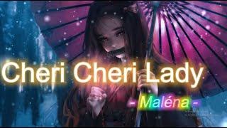 Cheri Cheri Lady  Maléna  Vietsub  Lyrics  TikTok [upl. by Kobylak]