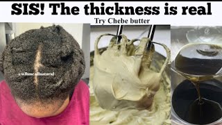 WOW DIY CHEBE HAIR BUTTER fOR HAIR GROWTH How to make chebe butter diy recipe for hair growth [upl. by Salhcin]