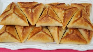 طريقة تحضير أطيب وانجح فطاير السبانخ Best vegan spinach fatayer recipe spanakopita [upl. by Jillane]