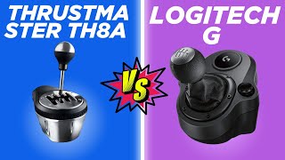 Logitech G vs Thrustmaster th8a Shifter Who is The Winner [upl. by Ferguson]