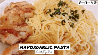 MAYOampGARLIC PASTAMasarap na luto sa pasta cooking dailyvlog food pasta pastarecipe [upl. by Imot]