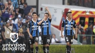 Feria de goles en La Corregidora Querétaro venció 43 a Pumas [upl. by Nileek509]