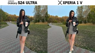 Samsung Galaxy S24 Ultra VS Sony Xperia 1 Mark V Camera Test Comparison [upl. by Ralyat]