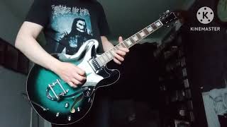 hartwood revival semi hollow guitar test [upl. by Yreme]