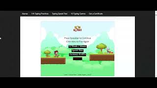 Typing Game Keyboard Climber 2 [upl. by Ackley]