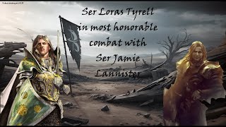 Broken Banners Battle Report Ser Jaime Lannister vs Ser Loras Tyrell [upl. by Aisile]