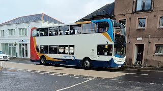 Stagecoach in Blairgowrie 19551 ADL Enviro400 SP59 APK on service 58 [upl. by Novrej131]