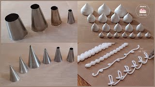 Round Piping Nozzles Tutorial for beginners  Recommendation and techniquesSubtitle on [upl. by Cirdek121]