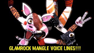 GLAMROCK MANGLE VOICELINES ThunderThors VoiceOvers [upl. by Retxab]