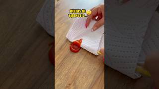 Recoger la salsa de una superficie nuca fue tan decir 😳 tips ideas lifehacks losabias [upl. by Releehw661]