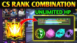 BEST CHARACTER COMBINATION IN FREE FIRE CS RANK  CS RANK BEST CHARACTER COMBINATION [upl. by Xenos]