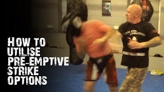 Krav Maga Self Defence  PreEmptive Strike Options [upl. by Sankey]