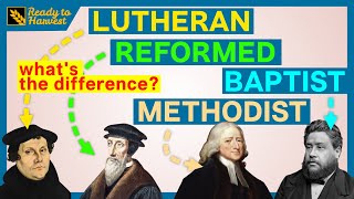 Lutheran Reformed Methodist amp Baptist Whats the Difference [upl. by Ketchum]