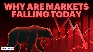 Stock Market Crash Today Why Are Markets Falling Today I Nifty Sensex News [upl. by Llekram]