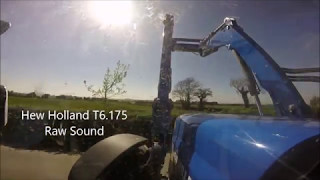 New Holland T6 175 raw sound [upl. by Aciret]