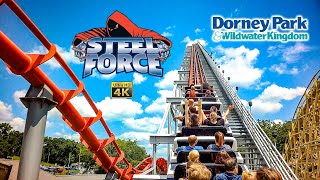 2023 Steel Force Roller Coaster On Ride 4K POV Dorney Park amp Wildwater Kingdom [upl. by Ycram]