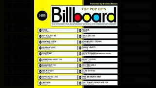 Billboard Top Pop Hits  1986 Audio Clips [upl. by Ynnaej]