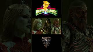 The chosen 3 with Power Rangers theme song fit so well gaming funny baldursgate [upl. by Muhcon]