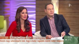 Hegyi Barbara az új szerepéről Nem egy szexfilmet kell elképzelni  tv2humokka [upl. by Airekahs528]