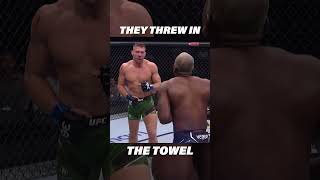 Brunson Threw In the Towel mma mixedmartialarts [upl. by Ricki]