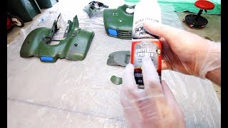 How To Paint ATV Plastics [upl. by Ahsik]