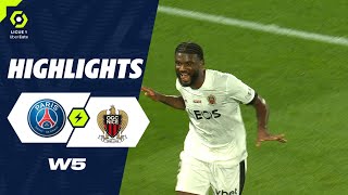 PARIS SAINTGERMAIN  OGC NICE 2  3  Highlights  PSG  OGCN  20232024 [upl. by Llirrem589]