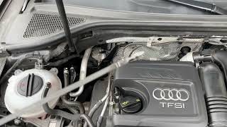 How to check and top up the engine oil level with oil dipstick Audi A3S3 Sportback DIY [upl. by Imoyik766]