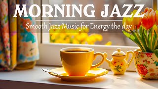 MONDAY MORNING CAFE Soft Spring Jazz amp Smooth Coffee Jazz Music for Energy the day  Music for Work [upl. by Ninnahc721]