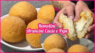 ARANCINI REMOLINI CACIO e PEPE Ricetta food streetfood cooking shorts [upl. by Nero320]