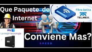 Telmex Vs Sky Que Paquetes son Los Mejores [upl. by Whittaker439]