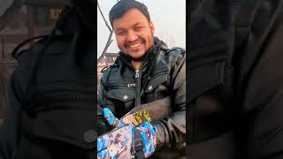 😱🏔️कश्मीर में देखी पहली बर्फ ❄️❄️ kahsmir srinagar snow funny comedy fun enjoy ytshorts [upl. by Keelia]