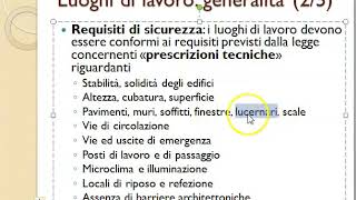 Sicurezza sul lavoro  Parte 23  DLgs 81  2008  tutorial [upl. by Einaj721]