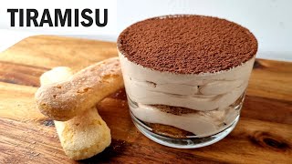 How To Make Tiramisu In 10 Minutes  Easy Tiramisu Recipe [upl. by Ahsikahs]