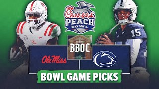 Ole Miss vs Penn State Peach Bowl Picks  College Football Bowl Game Best Bets  BBOC [upl. by Dennard]