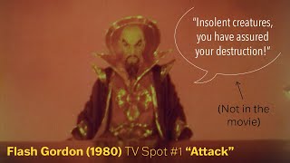 Flash Gordon 1980 TV Spot 1 quotAttackquot [upl. by Launamme430]