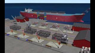 FPSO Loading Vessel 3D Industrial Animation  Industrial3D Offshore Animation  3D Offshore Learning [upl. by Derril]