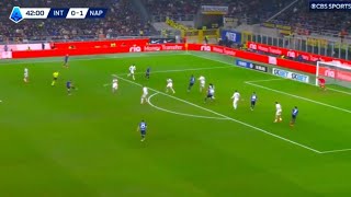 Hakan Calhanoglu Amazing Goal Inter vs Napoli 11 All Goals and Extended Highlights [upl. by Diad]