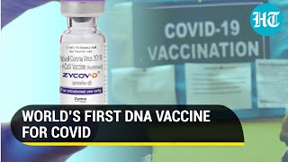 Indias ZyCoVD vaccine creates history Worlds 1st DNA jab painless amp needleless for kids [upl. by Yttik]