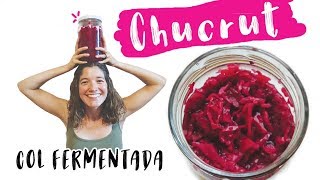 Chucrut receta de Col Lombarda o Repollo Morado  Nutririana [upl. by Teufert]