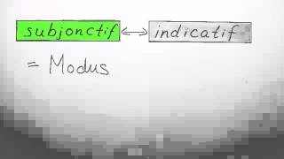 Einführung in die Bildung des Subjonctif  Französisch  Grammatik [upl. by Curtice620]