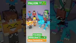 PALION dołącza do ekipy SmileSlow Palion zielone skin figurka Minecraft palion reaguje na ekipę [upl. by Buke]