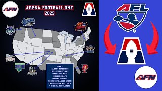 quotNewquot Arena Football League Enters The Fray Arena Football One AF1 [upl. by Adnawt553]