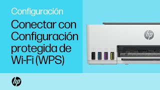 Conectar una impresora HP a una red inalámbrica mediante configuración WiFi protegida  HP Support [upl. by Happy]