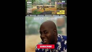 BEST ICR1 Gunsmith No Recoil High Damege season 8 Cod Mobile codm callofdutymobile shorts [upl. by Silenay]