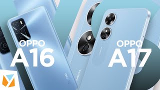 OPPO A16 vs OPPO A17 Comparison [upl. by Akinahc978]