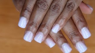 HOW TO DO A POLYGEL OVERLAY ON NATURAL NAILS  DIY  Makartt  increesemypiece [upl. by Namreh836]