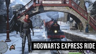 Hogwarts Express Ride  Hogwarts Legacy [upl. by Jankell746]