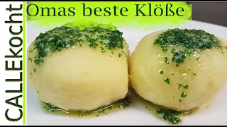 Omas Kartoffelklöße selber machen  Das Rezept  lecker und einfach [upl. by Ainet966]